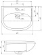 Grossman Тумба с раковиной Поло 60 дуб сонома светлый/белая – картинка-14